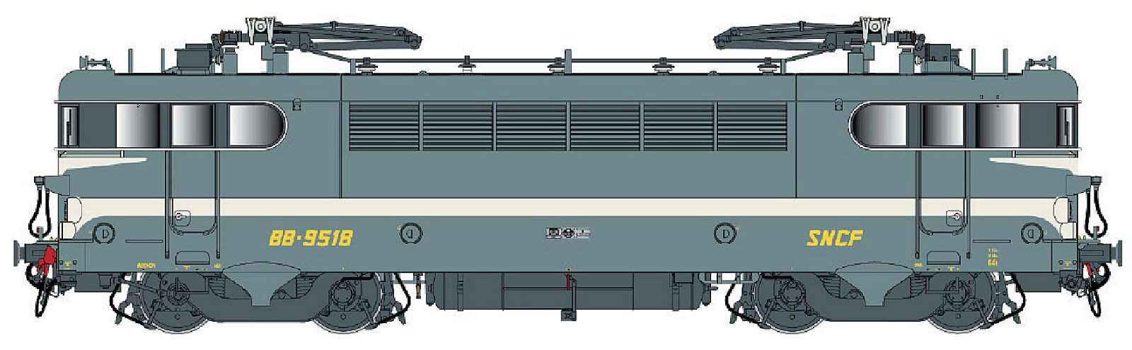 L.S. Models 10227 E-Lok BB 9518 SNCF, Ep.IV, Beziers